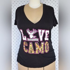 Love camo tee